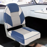 Vidaxl bootstoelen 2 st met poot 360° draaibaar