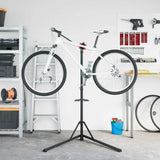 Vidaxx Fahrrad-Montageständer klappbar 92-152 cm Stahl rot