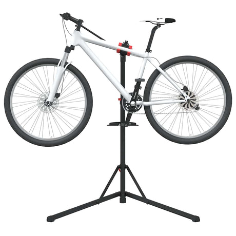 Vidaxx Fahrrad-Montageständer klappbar 92-152 cm Stahl rot