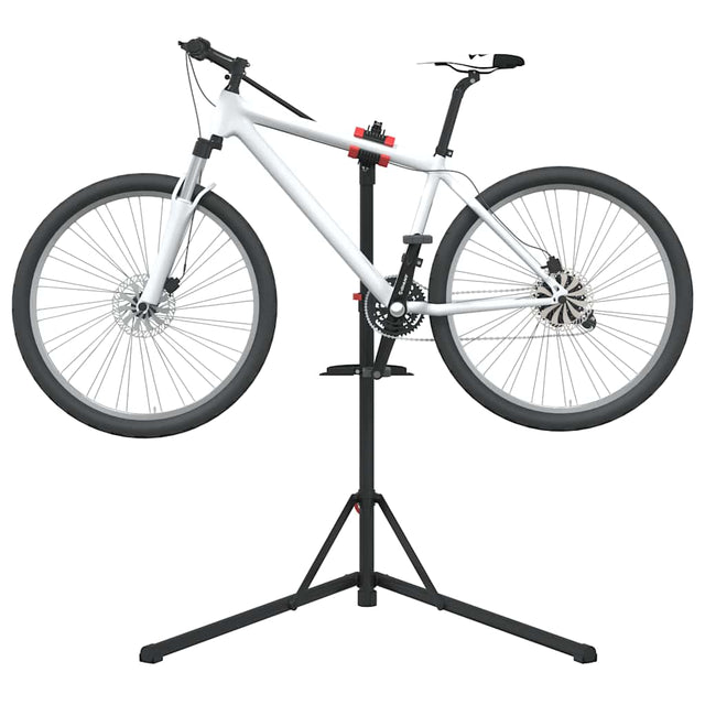 Vidaxx Fahrrad-Montageständer klappbar 92-152 cm Stahl rot