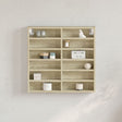 Vidaxl vitrinekast 60x8,5x58 cm bewerkt hout sonoma eikenkleurig