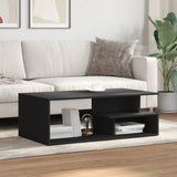 Vidaxl salontafel 102x55x35 cm bewerkt hout zwart
