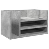 Vidaxx Schreibtisch-Organizer 44,5 x 24 x 25 cm, Holzwerkstoff, Betongrau