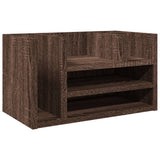 Vidaxx Schreibtisch-Organizer, 44,5 x 24 x 25 cm, Holzwerkstoff, braune Eichenfarbe