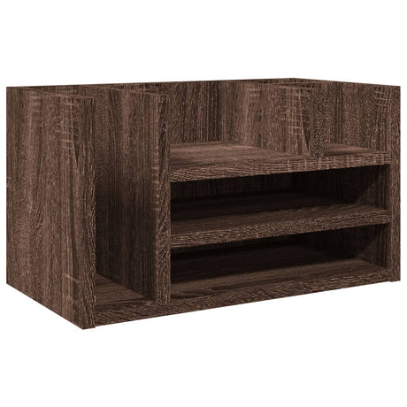 Vidaxx Schreibtisch-Organizer, 44,5 x 24 x 25 cm, Holzwerkstoff, braune Eichenfarbe