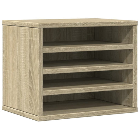 Vidaxxl Schreibtisch-Organizer 36 x 26 x 29,5 cm, Holzwerkstoff Sonoma-Eiche-farben