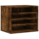 Vidaxx Schreibtisch-Organizer 36 x 26 x 29,5 cm, verarbeitetes Holz, Farbe geräucherte Eiche