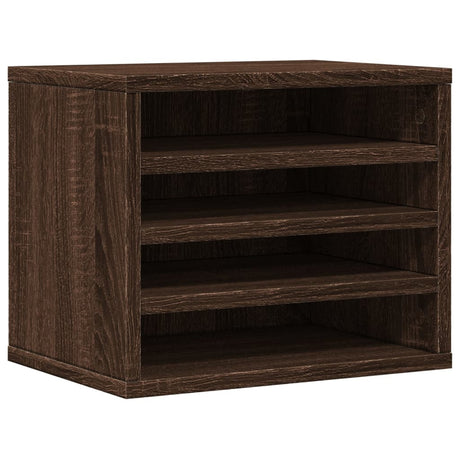 Vidaxx Schreibtisch-Organizer 36 x 26 x 29,5 cm, fertiges Holz, braune Eiche