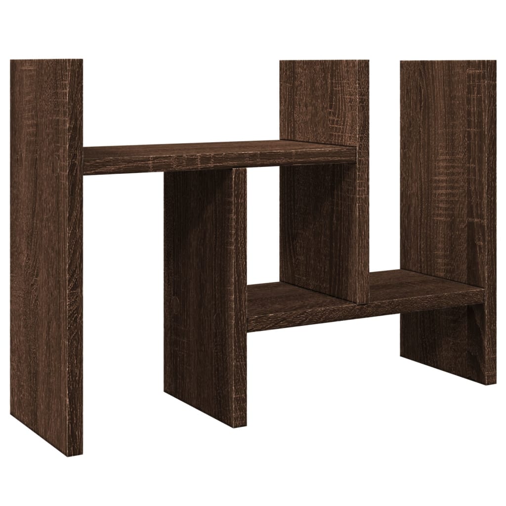 Vidaxx Schreibtisch-Organizer 34,5x15,5x35,5 cm Holz braun eichenfarben