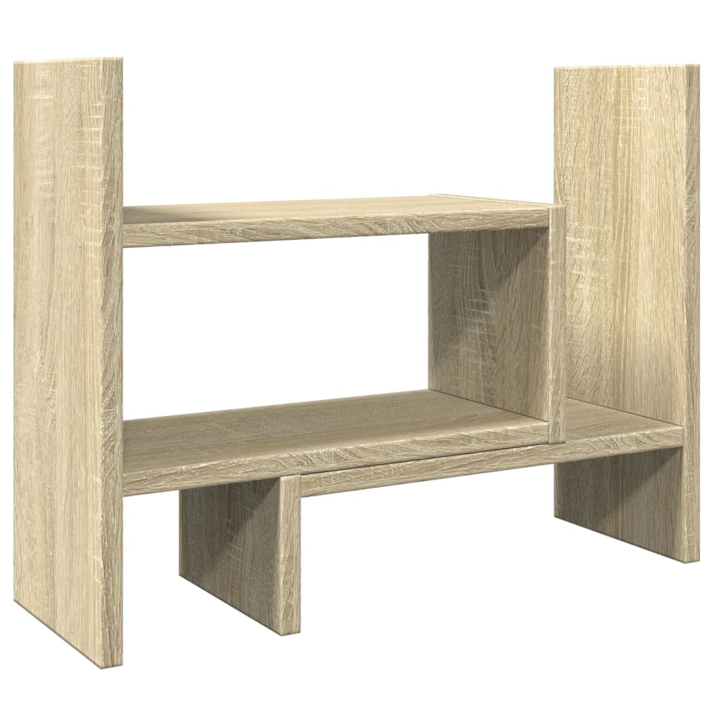 Vidaxxl Schreibtisch-Organizer 38,5 x 17 x 39 cm, Holzwerkstoff Sonoma-Eiche-farben