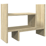 Vidaxxl Schreibtisch-Organizer 38,5 x 17 x 39 cm, Holzwerkstoff Sonoma-Eiche-farben