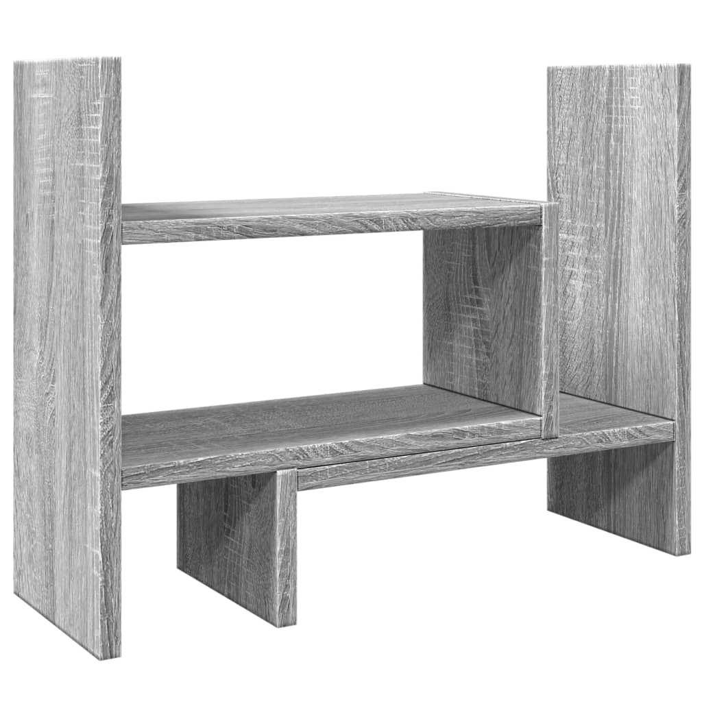 Vidaxx Schreibtisch-Organizer 38,5 x 17 x 39 cm, Holzwerkstoff, graue Sonoma-Eiche