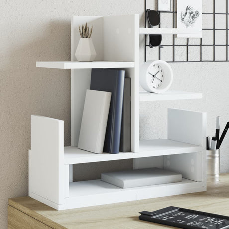 Vidaxx Schreibtisch-Organizer 49x20x52,5 cm Holzwerkstoff weiß