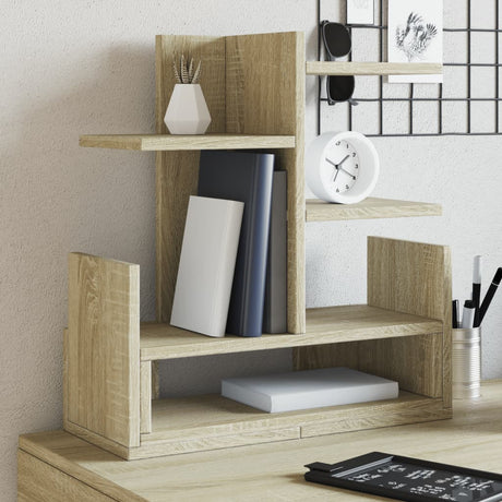 Vidaxxl Schreibtisch-Organizer 49 x 20 x 52,5 cm, Holzwerkstoff Sonoma-Eiche-farben