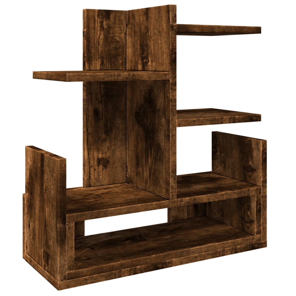 Vidaxx Schreibtisch-Organizer 49 x 20 x 52,5 cm, verarbeitetes Holz, Farbe geräucherte Eiche
