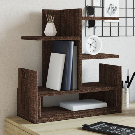 Vidaxx Schreibtisch-Organizer 49 x 20 x 52,5 cm, Holzwerkstoff, braune Eiche