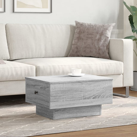 Vidaxl salontafel 60x45x31 cm bewerkt hout grijs sonoma eikenkleurig