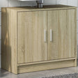 Vidaxl wastafelkast 63x29x55 cm bewerkt hout sonoma eikenkleurig