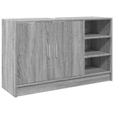Vidaxl wastafelkast 90x29x55 cm bewerkt hout grijs sonoma eikenkleurig