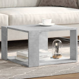 Vidaxl salontafel 51,5x51,5x30 cm bewerkt hout betongrijs