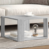 Vidaxl salontafel 51,5x51,5x30 cm bewerkt hout grijs sonoma eikenkleur