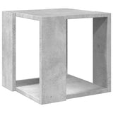 Vidaxl salontafel 32x32x30 cm bewerkt hout betongrijs