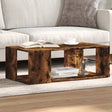 Vidaxl salontafel 89,5x48x30 cm bewerkt hout gerookt eikenkleurig