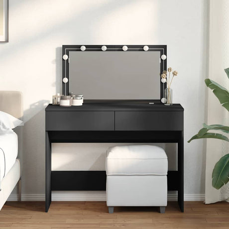 Vidaxl kaptafel met led-verlichting 100x40x120 cm zwart
