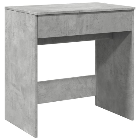 Vidaxl kaptafel met spiegel 73x46,5x120 cm betongrijs