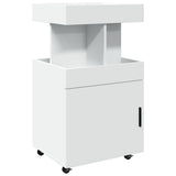 Vidaxl drankkar 50x41x89 cm bewerkt hout wit