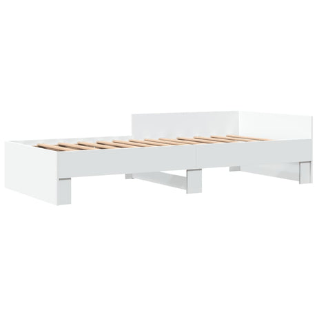 Vidaxl bedframe bewerkt hout wit 100x200 cm