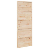 Vidaxx Schiebetür 80x208 cm massives Kiefernholz