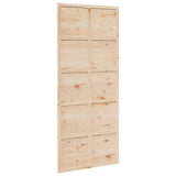Vidaxx Schiebetür 90x208 cm massives Kiefernholz