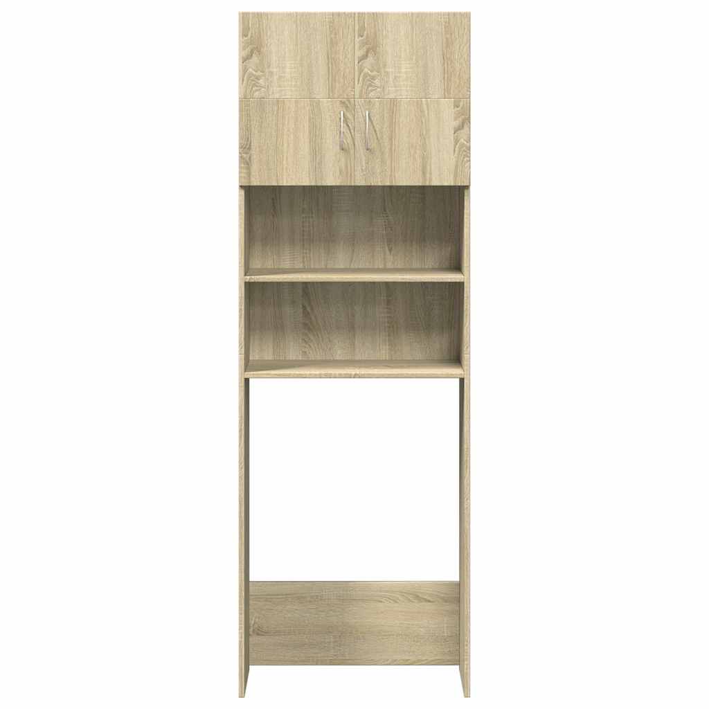 Vidaxx Waschmaschinenschrank 64x25,5x190 cm Holzwerkstoff Sonoma-Eiche farbig