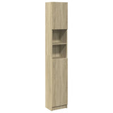Vidaxl badkamerkast 32x25,5x190 cm spaanplaat sonoma eikenkleurig