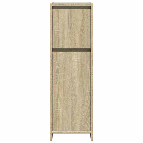 Vidaxl badkamerkast 30x30x95 cm spaanplaat sonoma eikenkleurig