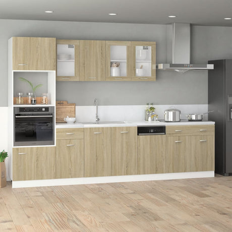 Vidaxl onderkast met lade lyon 80x46x81,5 cm sonoma eikenkleurig