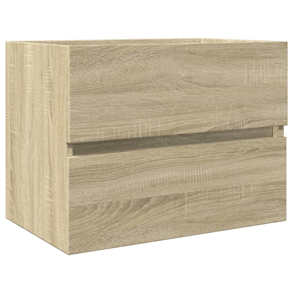 Vidaxl wastafelkast 60x38,5x45 cm spaanplaat sonoma eikenkleurig