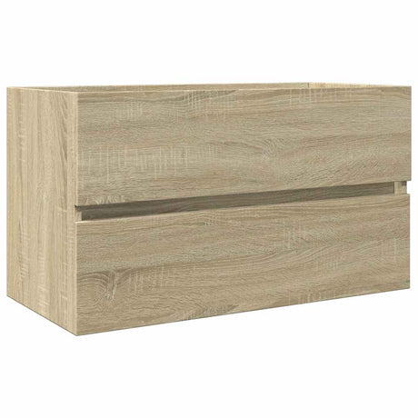 Vidaxl wastafelkast 80x38,5x45 cm spaanplaat sonoma eikenkleurig