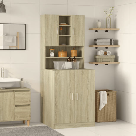 Vidaxx Waschmaschinenschrank 70,5x24x90 cm Sonoma-Eiche-farbig