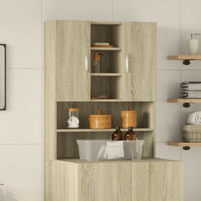 Vidaxx Waschmaschinenschrank 70,5x24x90 cm Sonoma-Eiche-farbig