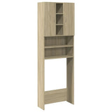 VidaXL Waschmaschinenschrank 64x25,5x190 cm Sonoma-Eiche