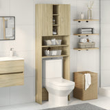 VidaXL Waschmaschinenschrank 64x25,5x190 cm Sonoma-Eiche