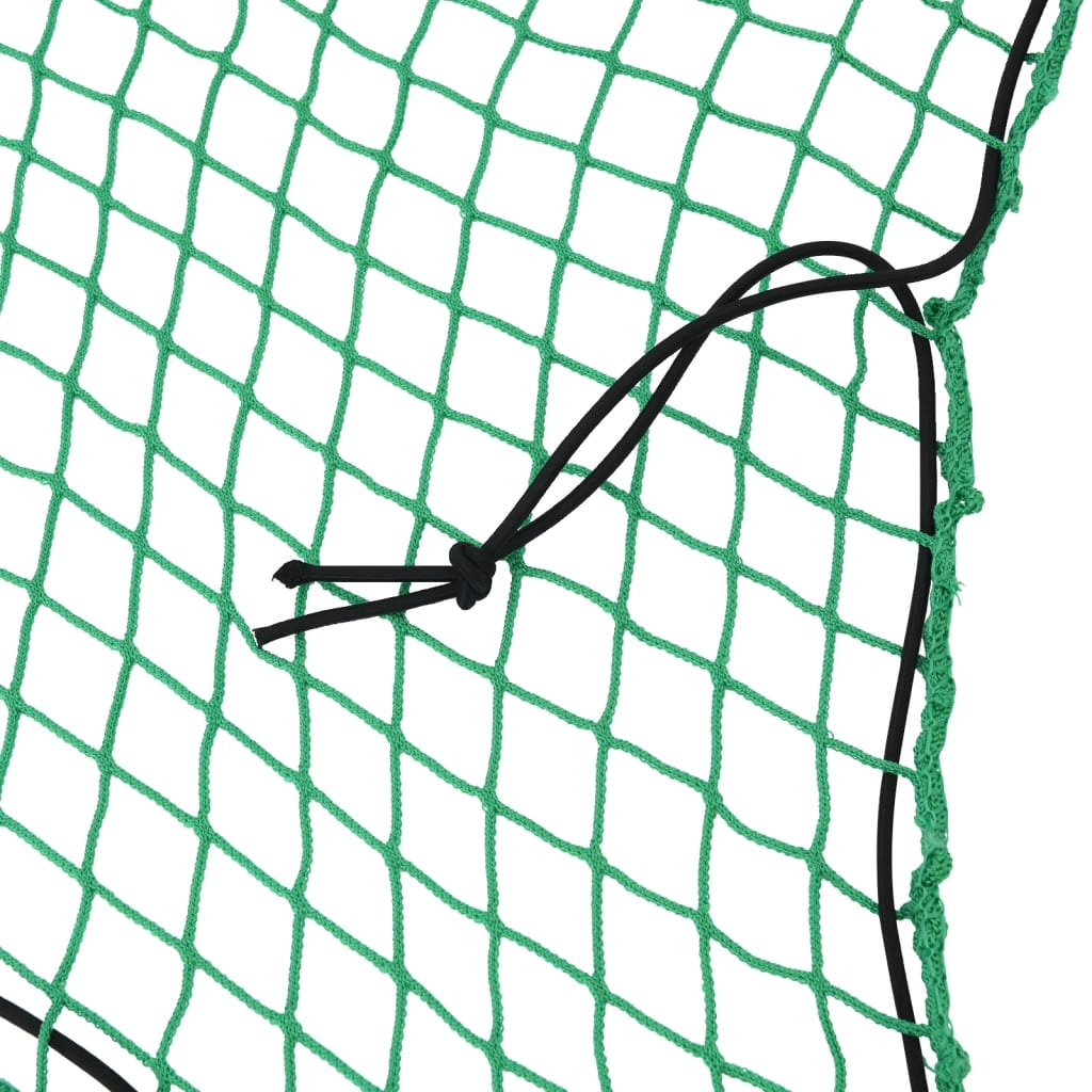 Vidaxx Anhängernetz elastisches Seil 2,7x1,5 m Polypropylen grün