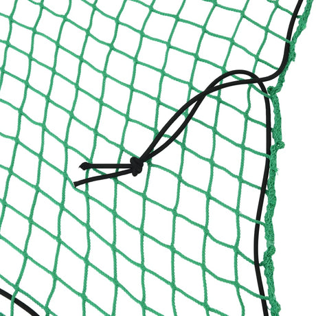 Vidaxx Anhängernetz elastisches Seil 3,5x2 m Polypropylen grün