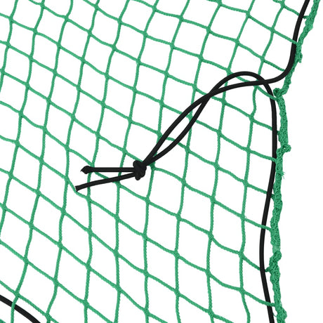 Vidaxx Anhängernetz elastisches Seil 4x2 m Polypropylen grün