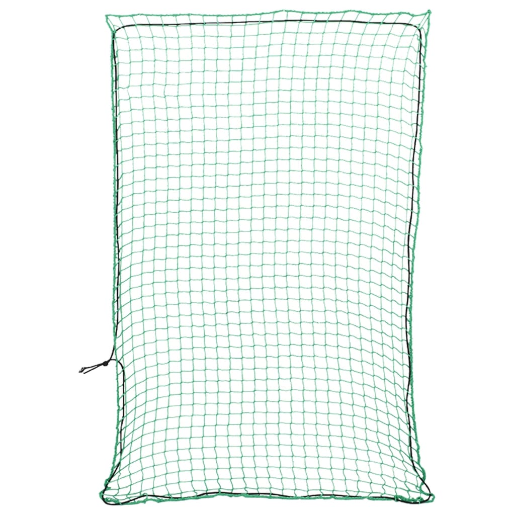 Vidaxx Anhängernetz elastisches Seil 3,5x2,5 m Polypropylen grün