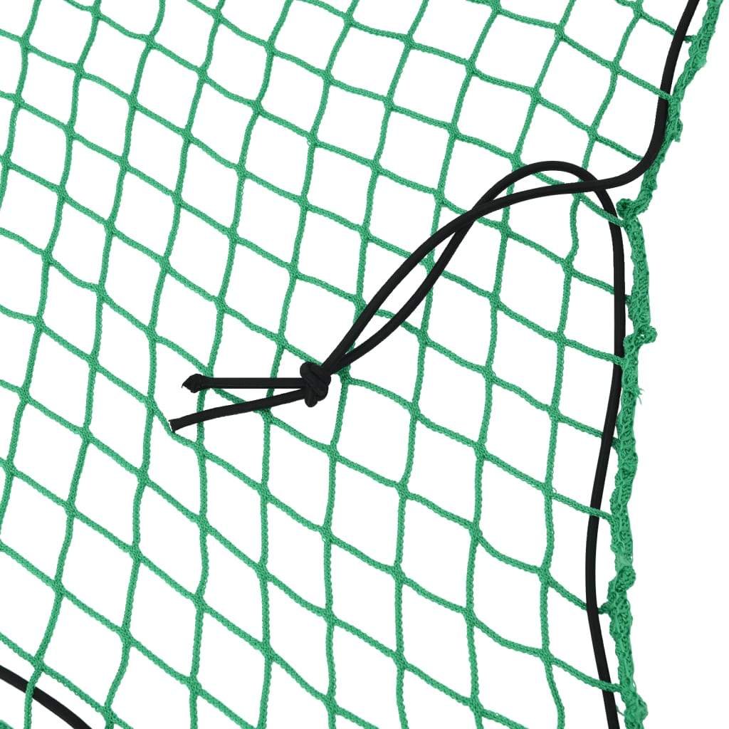Vidaxx Anhängernetz elastisches Seil 4x2,5 m Polypropylen grün