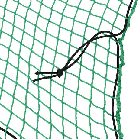 Vidaxx Anhängernetz elastisches Seil 5x3 m Polypropylen grün