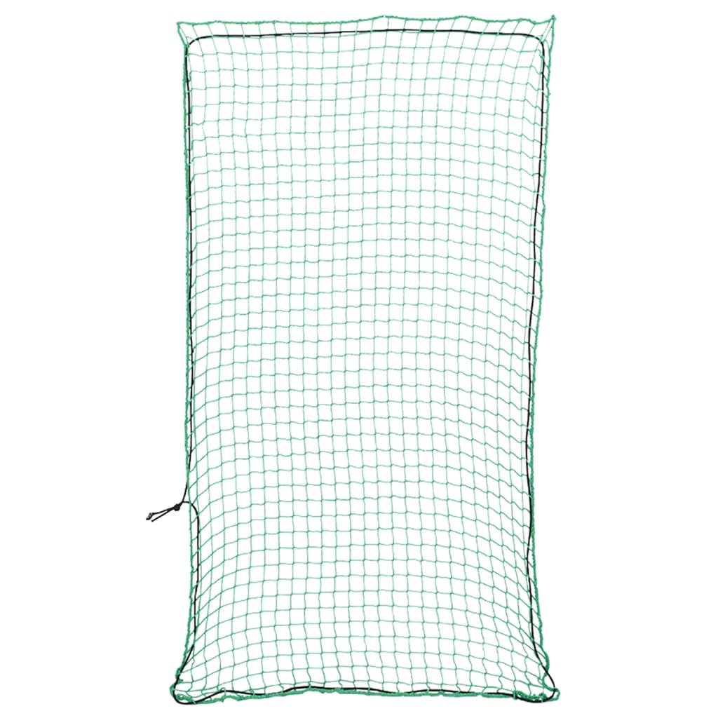 Vidaxx Anhängernetz elastisches Seil 6x3 m Polypropylen grün